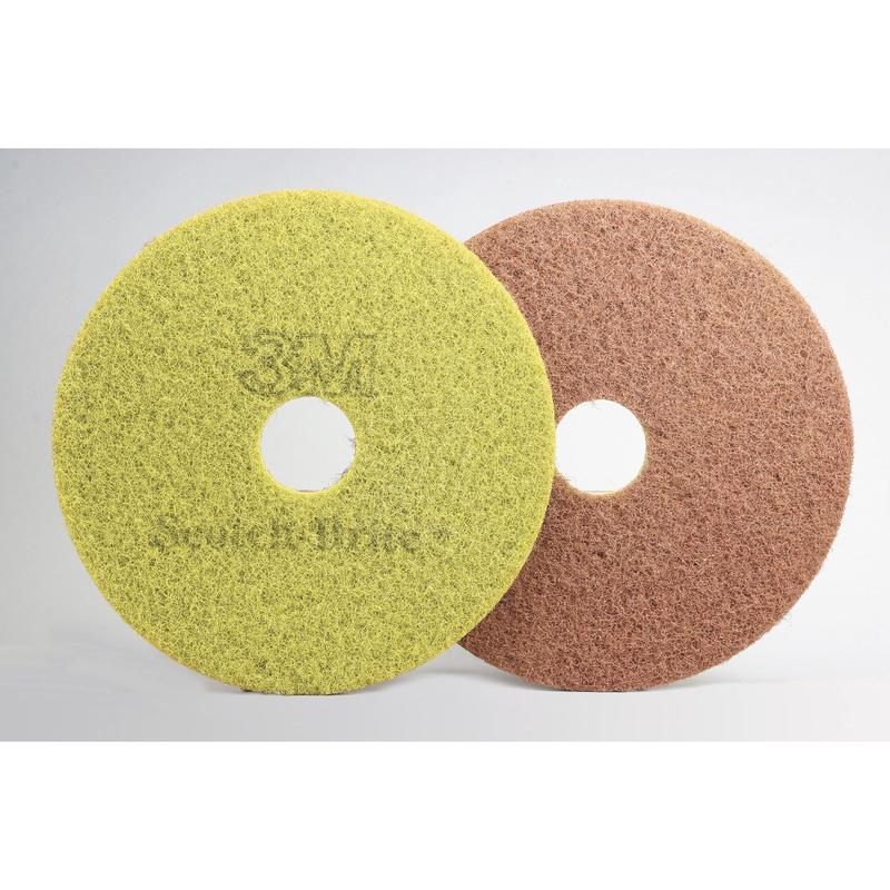 3M™ Scotch-Brite™ Diamond Machine Pad Ocru - Tampoane pentru curățarea podelei