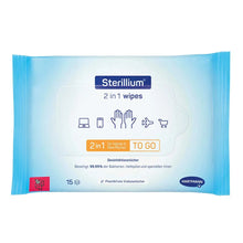 Șervețele Sterillium® 2 în 1 | Pachet (15 bucăți)