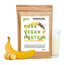 Pudră proteică vegană organică banană fără soia