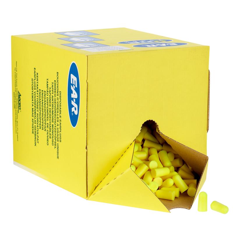 dopuri de urechi 3M™ E-A-Rsoft™ Yellow Neons™, geantă de reumplere, PD-01-010 | Pachet (500 de perechi)