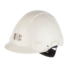 Cască 3M™, Uvicator, dispozitiv de fixare cu clichet, ventilație, bandă anti-transpirație din plastic, suport pentru lampă, alb, G3000NUV-10-VI | Pachet (1 bucata)